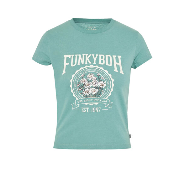 FUNKY BUDDHA ΜΠΛΟΥΖΑ ΓΥΝΑΙΚΕΙΑ FBL013-163-04-GREEN LAKE