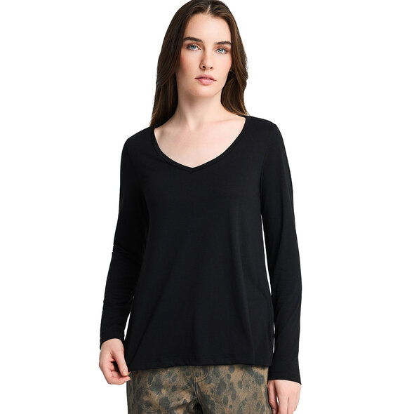 FUNKY BUDDHA ΜΠΛΟΥΖΑ ΓΥΝΑΙΚΕΙΑ FBL014-101-07-BLACK