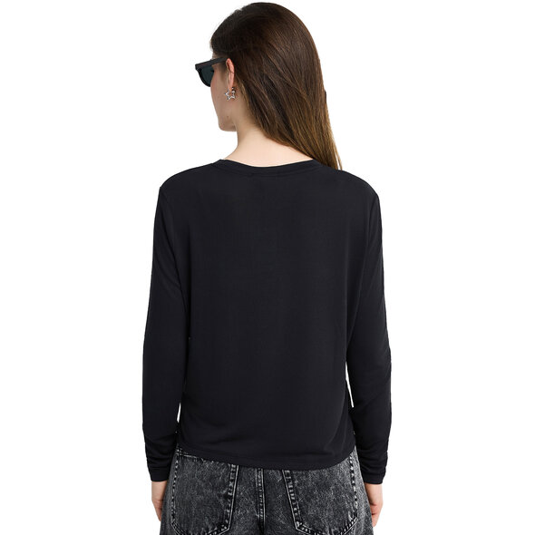 FUNKY BUDDHA ΜΠΛΟΥΖΑ ΓΥΝΑΙΚΕΙΑ FBL014-103-07-BLACK