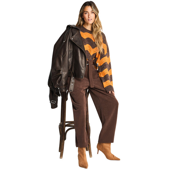 FUNKY BUDDHA ΚΟΤΛΕ JOGGER ΠΑΝΤΕΛΟΝΙ ΓΥΝΑΙΚΕΙΟ  FBL014-144-02-WOOD