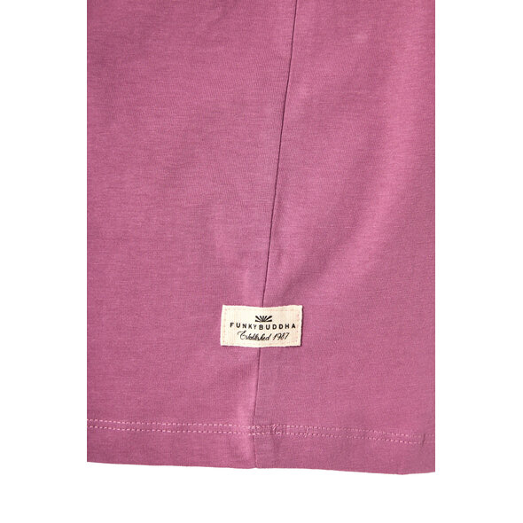 FUNKY BUDDHA PLAIN ΜΠΛΟΥΖΑ ΑΝΔΡΙΚΗ FBM013-001-04-MELLOW MAUVE
