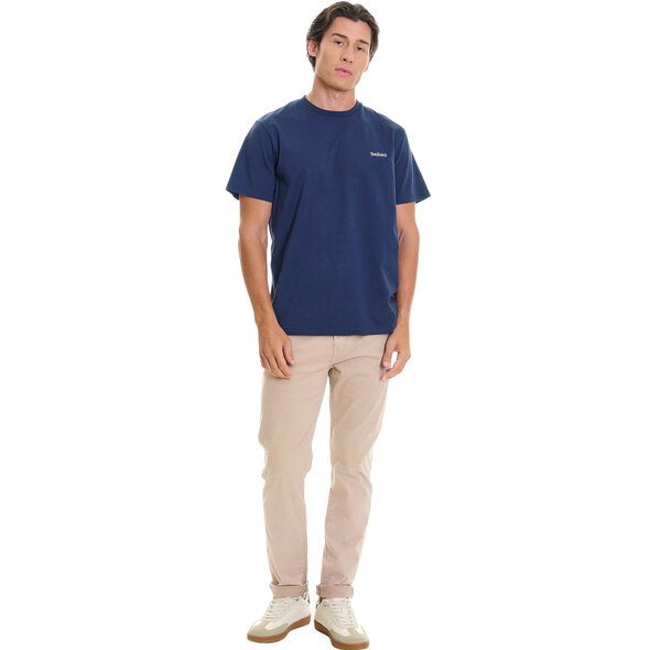 FUNKY BUDDHA PLAIN ΜΠΛΟΥΖΑ ΑΝΔΡΙΚΗ FBM013-001-04-NAVY