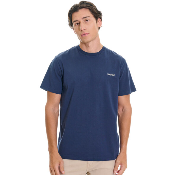 FUNKY BUDDHA PLAIN ΜΠΛΟΥΖΑ ΑΝΔΡΙΚΗ FBM013-001-04-NAVY