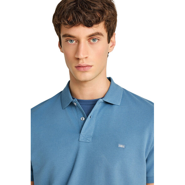 FUNKY BUDDHA ESSENTIAL COTTON POLO ΜΠΛΟΥΖΑ ΑΝΔΡΙΚΗ FBM013-001-11-BLUE HEAVEN