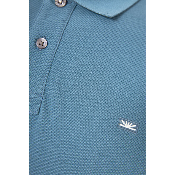 FUNKY BUDDHA ESSENTIAL COTTON POLO ΜΠΛΟΥΖΑ ΑΝΔΡΙΚΗ FBM013-001-11-BLUE HEAVEN