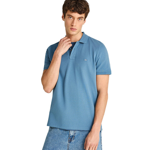 FUNKY BUDDHA ESSENTIAL COTTON POLO ΜΠΛΟΥΖΑ ΑΝΔΡΙΚΗ FBM013-001-11-BLUE HEAVEN