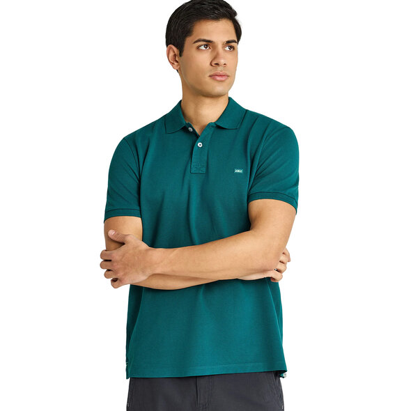 FUNKY BUDDHA ESSENTIAL COTTON POLO ΜΠΛΟΥΖΑ ΑΝΔΡΙΚΗ FBM013-001-11-EMERALD
