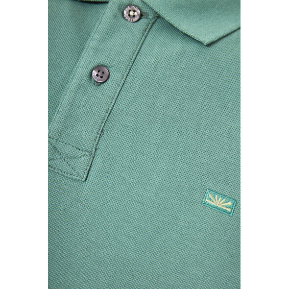 FUNKY BUDDHA ESSENTIAL COTTON POLO ΜΠΛΟΥΖΑ ΑΝΔΡΙΚΗ FBM013-001-11-GREEN LAKE