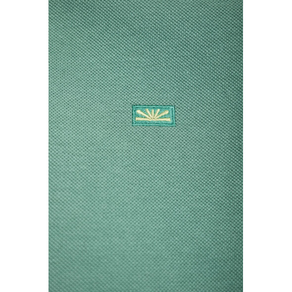 FUNKY BUDDHA ESSENTIAL COTTON POLO ΜΠΛΟΥΖΑ ΑΝΔΡΙΚΗ FBM013-001-11-GREEN LAKE