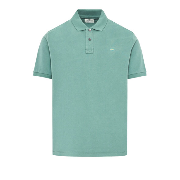 FUNKY BUDDHA ESSENTIAL COTTON POLO ΜΠΛΟΥΖΑ ΑΝΔΡΙΚΗ FBM013-001-11-GREEN LAKE