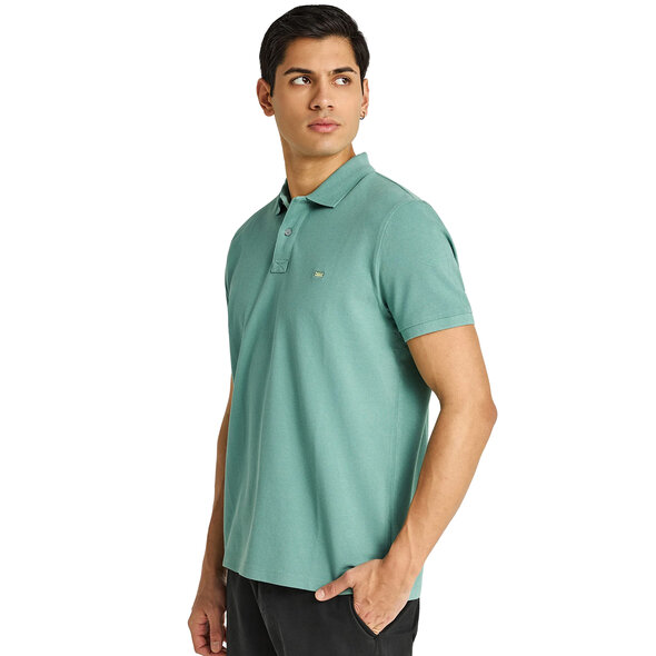 FUNKY BUDDHA ESSENTIAL COTTON POLO ΜΠΛΟΥΖΑ ΑΝΔΡΙΚΗ FBM013-001-11-GREEN LAKE