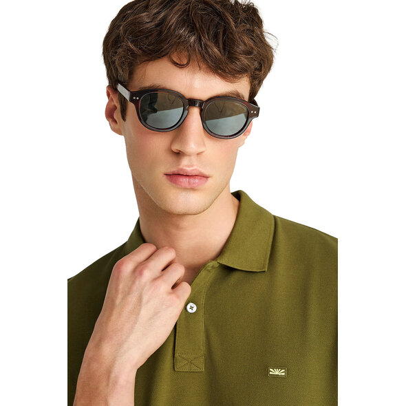 FUNKY BUDDHA ESSENTIAL COTTON POLO ΜΠΛΟΥΖΑ ΑΝΔΡΙΚΗ FBM013-001-11-KHAKI