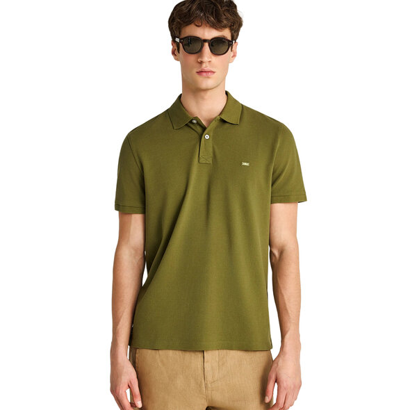 FUNKY BUDDHA ESSENTIAL COTTON POLO ΜΠΛΟΥΖΑ ΑΝΔΡΙΚΗ FBM013-001-11-KHAKI