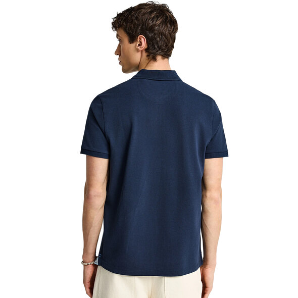 FUNKY BUDDHA ESSENTIAL COTTON POLO ΜΠΛΟΥΖΑ ΑΝΔΡΙΚΗ FBM013-001-11-NAVY