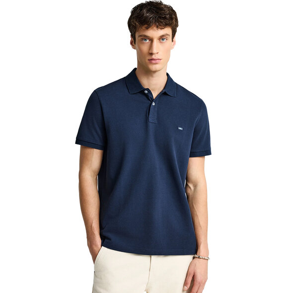 FUNKY BUDDHA ESSENTIAL COTTON POLO ΜΠΛΟΥΖΑ ΑΝΔΡΙΚΗ FBM013-001-11-NAVY