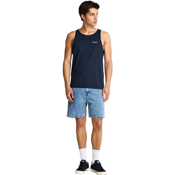 FUNKY BUDDHA ΑΜΑΝΙΚΗ ΜΠΛΟΥΖΑ ΑΝΔΡΙΚΗ FBM013-003-04-NAVY