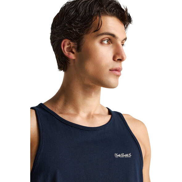 FUNKY BUDDHA ΑΜΑΝΙΚΗ ΜΠΛΟΥΖΑ ΑΝΔΡΙΚΗ FBM013-003-04-NAVY