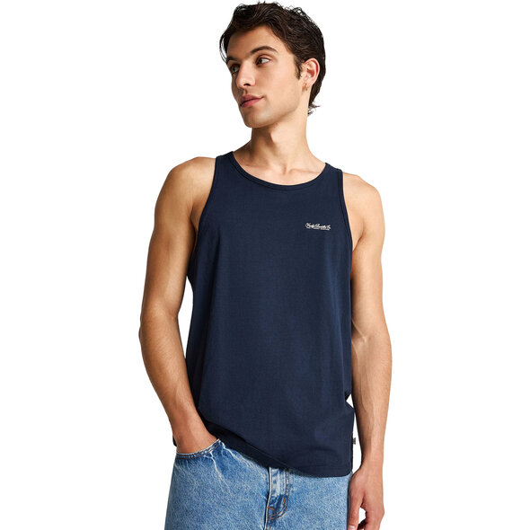 FUNKY BUDDHA ΑΜΑΝΙΚΗ ΜΠΛΟΥΖΑ ΑΝΔΡΙΚΗ FBM013-003-04-NAVY