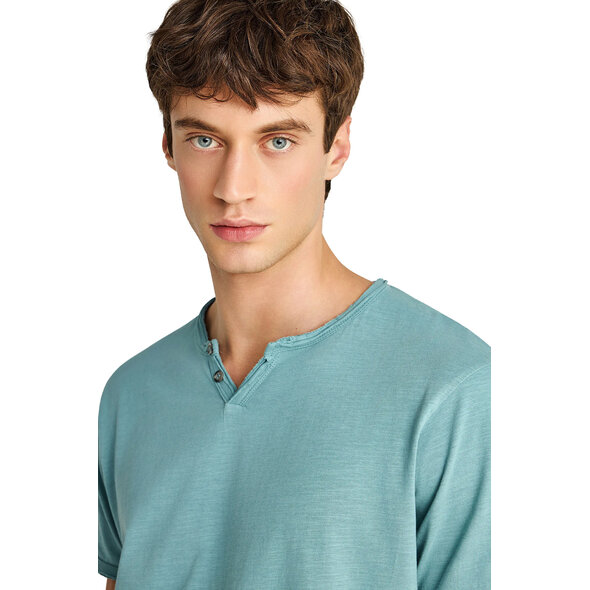 FUNKY BUDDHA THE ESSENTIALS ΜΠΛΟΥΖΑ ΑΝΔΡΙΚΗ FBM013-004-04-MINERAL BLUE
