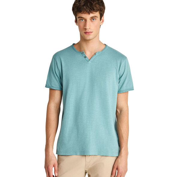 FUNKY BUDDHA THE ESSENTIALS ΜΠΛΟΥΖΑ ΑΝΔΡΙΚΗ FBM013-004-04-MINERAL BLUE