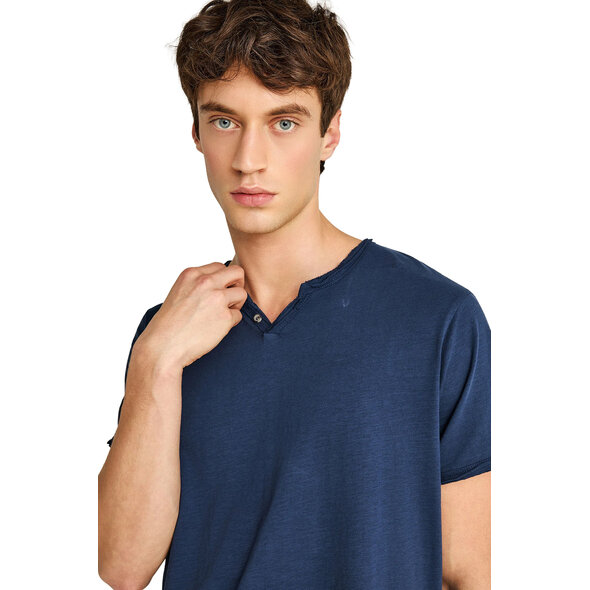 FUNKY BUDDHA THE ESSENTIALS ΜΠΛΟΥΖΑ ΑΝΔΡΙΚΗ FBM013-004-04-NAVY