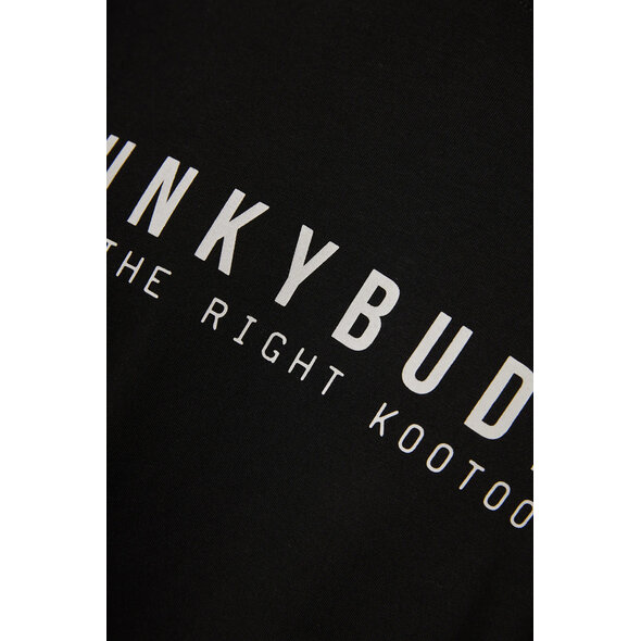 FUNKY BUDDHA COTTON T-SHIRT WITH PRINT ΑΝΔΡΙΚΟ FBM013-011-04-BLACK