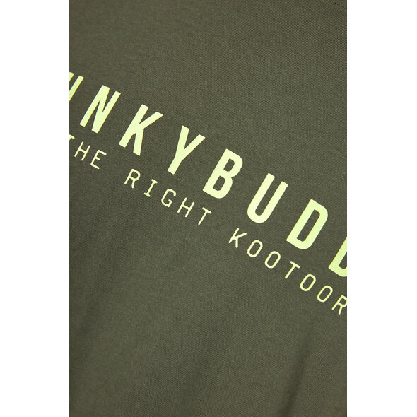 FUNKY BUDDHA COTTON T-SHIRT WITH PRINT ΑΝΔΡΙΚΟ FBM013-011-04-DEEP FOREST