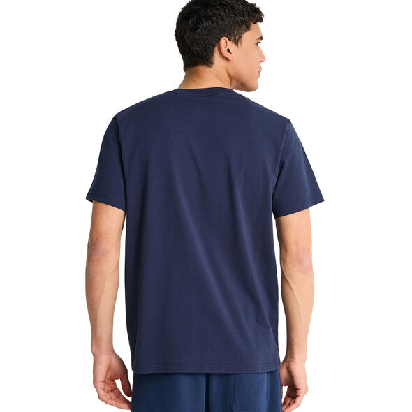 FUNKY BUDDHA COTTON T-SHIRT WITH PRINT ΑΝΔΡΙΚΟ FBM013-011-04-NAVY