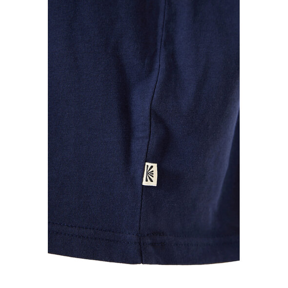 FUNKY BUDDHA COTTON T-SHIRT WITH PRINT ΑΝΔΡΙΚΟ FBM013-011-04-NAVY
