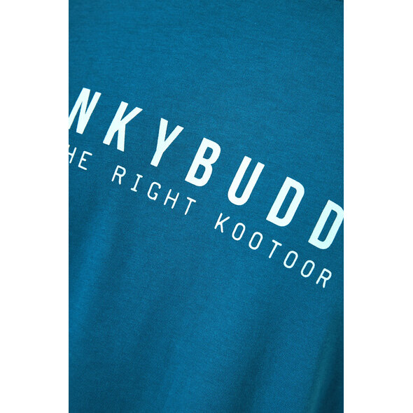 FUNKY BUDDHA COTTON T-SHIRT WITH PRINT ΑΝΔΡΙΚΟ FBM013-011-04-OCEAN DEPTH
