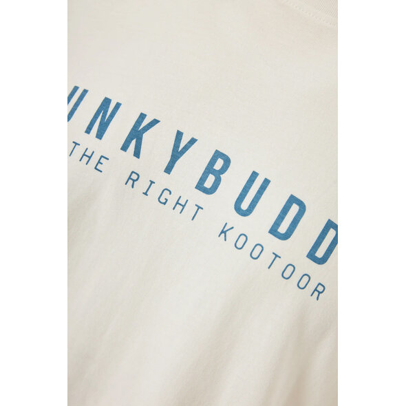 FUNKY BUDDHA COTTON T-SHIRT WITH PRINT ΑΝΔΡΙΚΟ FBM013-011-04-OFF WHITE