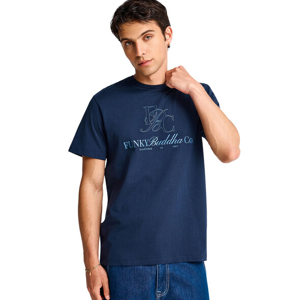 FUNKY BUDDHA ΜΠΛΟΥΖΑ ΑΝΔΡΙΚΗ FBM013-023-04-NAVY