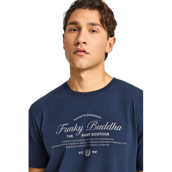 FUNKY BUDDHA ΜΠΛΟΥΖΑ ΑΝΔΡΙΚΗ FBM013-024-04-NAVY