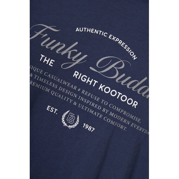 FUNKY BUDDHA ΜΠΛΟΥΖΑ ΑΝΔΡΙΚΗ FBM013-024-04-NAVY