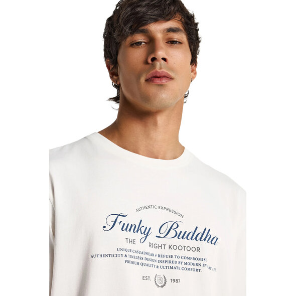 FUNKY BUDDHA ΜΠΛΟΥΖΑ ΑΝΔΡΙΚΗ FBM013-024-04-OFF WHITE