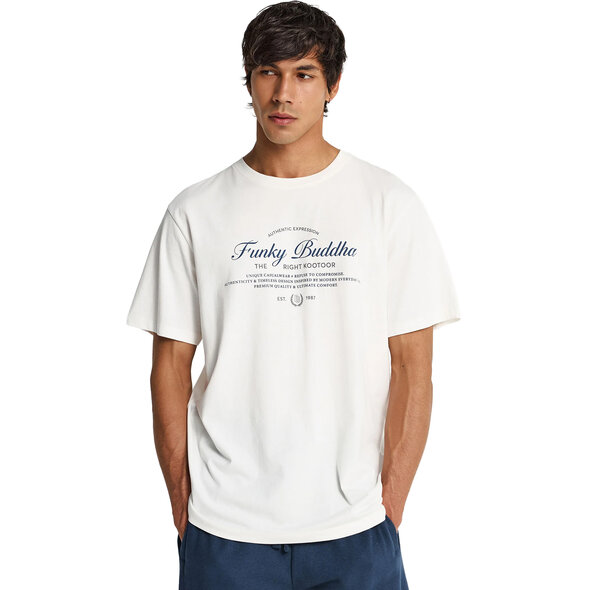 FUNKY BUDDHA ΜΠΛΟΥΖΑ ΑΝΔΡΙΚΗ FBM013-024-04-OFF WHITE