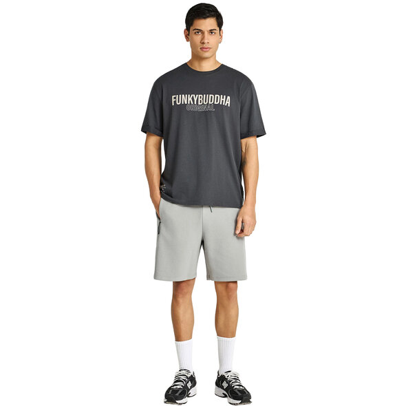 FUNKY BUDDHA RELAXED ΜΠΛΟΥΖΑ ΑΝΔΡIKΗ FBM013-032-04-ANTHRACITE
