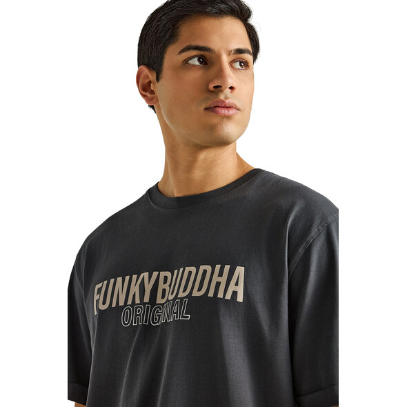 FUNKY BUDDHA RELAXED ΜΠΛΟΥΖΑ ΑΝΔΡIKΗ FBM013-032-04-ANTHRACITE