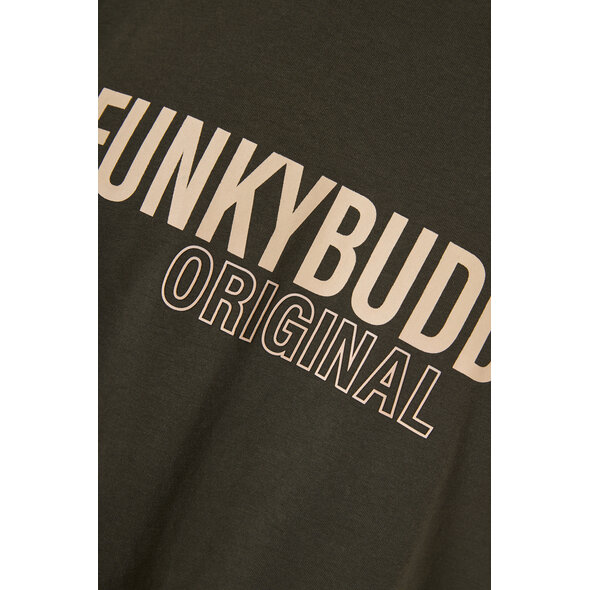 FUNKY BUDDHA RELAXED ΜΠΛΟΥΖΑ ΑΝΔΡIKΗ FBM013-032-04-DUSTY OLIVE