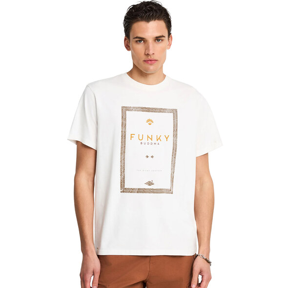 FUNKY BUDDHA ΜΠΛΟΥΖΑ ΑΝΔΡΙΚΗ FBM013-044-04-OFF WHITE