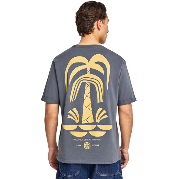 FUNKY BUDDHA RELAXED ΜΠΛΟΥΖΑ ΑΝΔΡΙΚΗ FBM013-048-04-DK GREY
