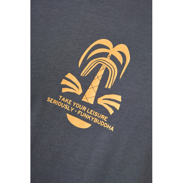 FUNKY BUDDHA RELAXED ΜΠΛΟΥΖΑ ΑΝΔΡΙΚΗ FBM013-048-04-DK GREY