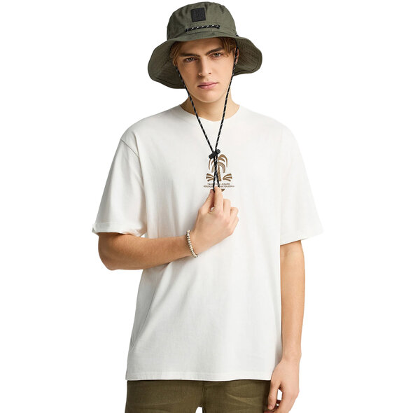 FUNKY BUDDHA RELAXED ΜΠΛΟΥΖΑ ΑΝΔΡΙΚΗ FBM013-048-04-OFF WHITE