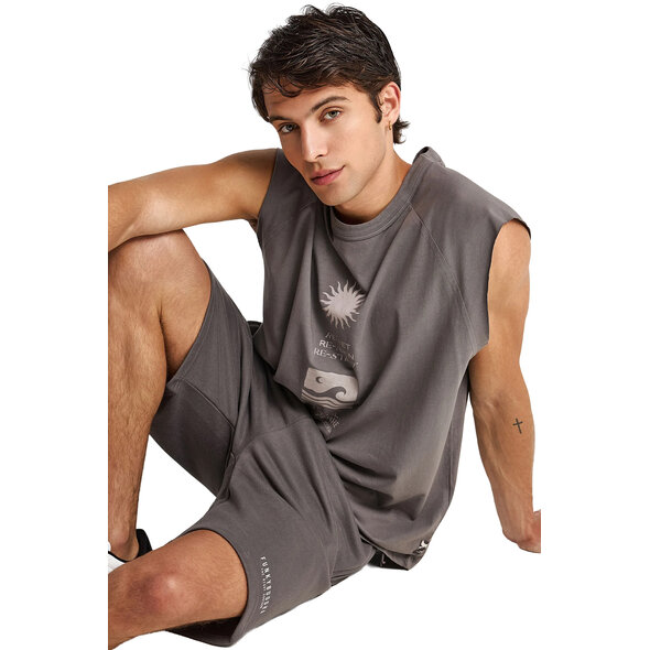 FUNKY BUDDHA ESSENTIAL JOGGER ΒΕΡΜΟΥΔΑ ΑΝΔΡΙΚΗ FBM013-050-03-MOON MIST