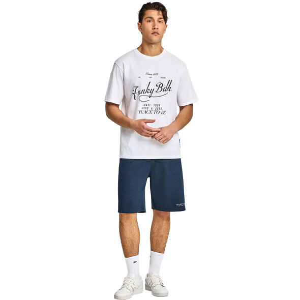 FUNKY BUDDHA ESSENTIAL JOGGER ΒΕΡΜΟΥΔΑ ΑΝΔΡΙΚΗ FBM013-050-03-NAVY