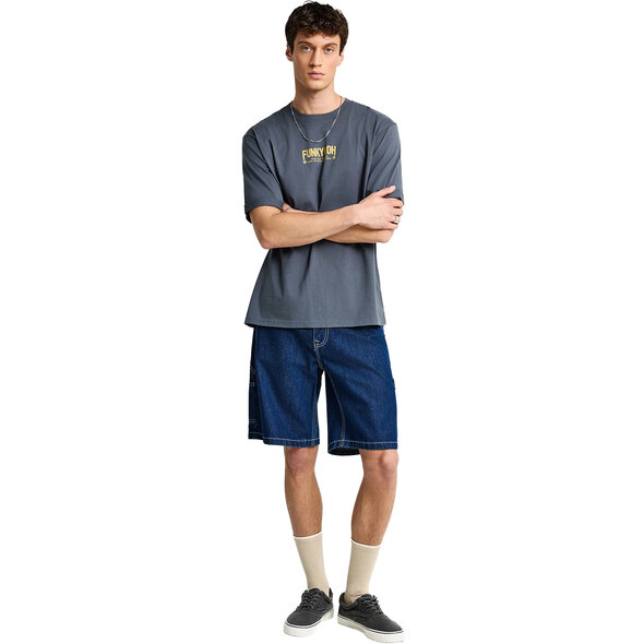 FUNKY BUDDHA ΜΠΛΟΥΖΑ ΑΝΔΡΙΚΗ FBM013-051-04-DK GREY