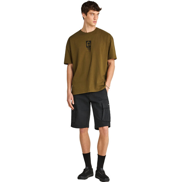 FUNKY BUDDHA OVERSIZED ΜΠΛΟΥΖΑ ΑΝΔΡΙΚΗ FBM013-056-04-DUSTY OLIVE