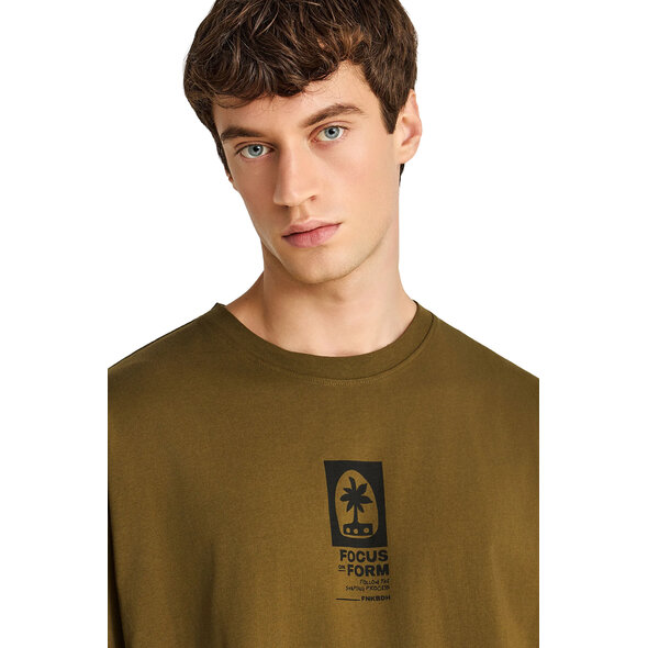 FUNKY BUDDHA OVERSIZED ΜΠΛΟΥΖΑ ΑΝΔΡΙΚΗ FBM013-056-04-DUSTY OLIVE