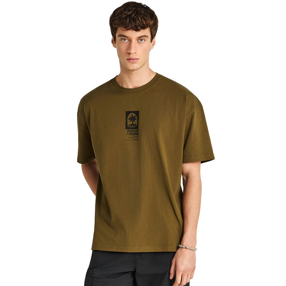 FUNKY BUDDHA OVERSIZED ΜΠΛΟΥΖΑ ΑΝΔΡΙΚΗ FBM013-056-04-DUSTY OLIVE
