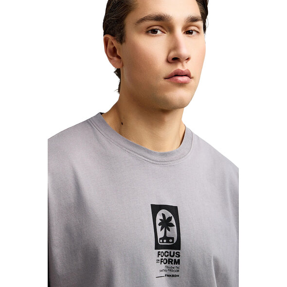 FUNKY BUDDHA OVERSIZED ΜΠΛΟΥΖΑ ΑΝΔΡΙΚΗ FBM013-056-04-GREY